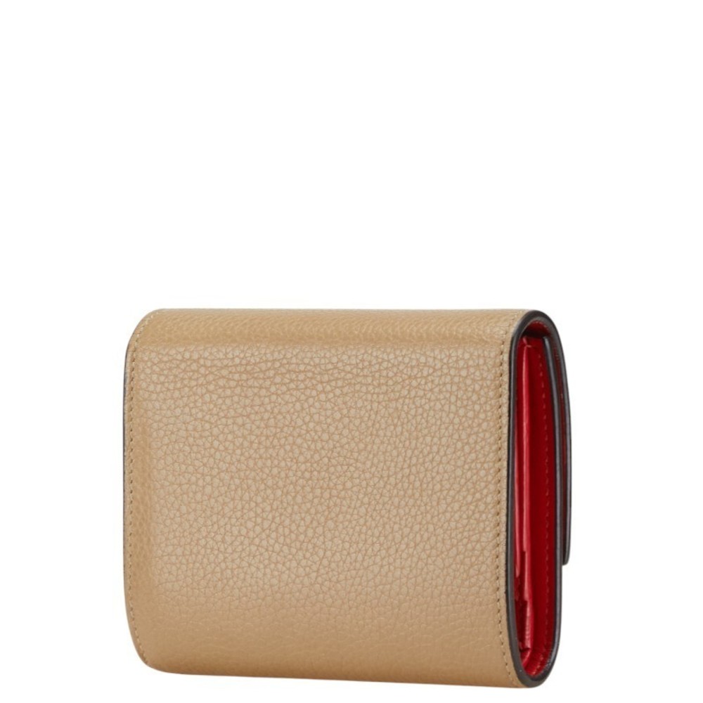 Celine Compact Wallet Multifunction Red Folded Be… - image 2